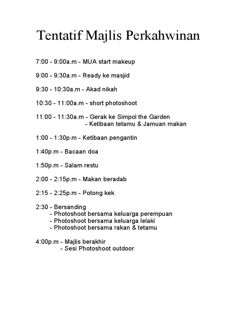 Tajuk: Makeup Untuk Majlis Perkahwinan Yang Singkat Tetapi Menawan